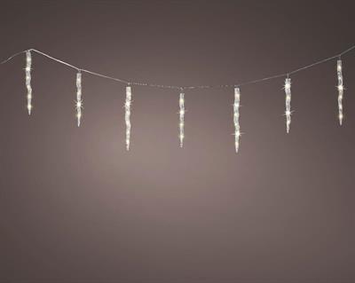 CATENA STALATTITI 60 LED BIANCO CALDO 3,6MTXH.39 CM