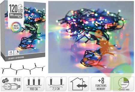 LUCI DI NATALE 120 LED MULTICOLOR