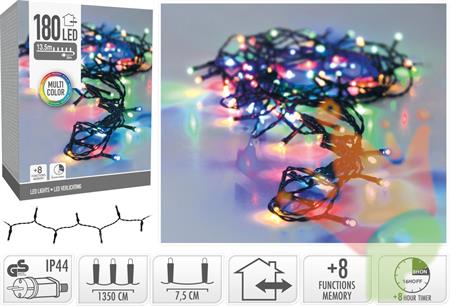 LUCI DI NATALE 180 LED MULTICOLOR