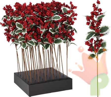 RAMO BACCHE ROSSE 60CM
