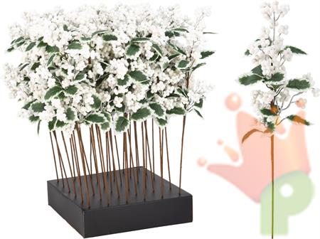 RAMO BACCHE BIANCO 60CM