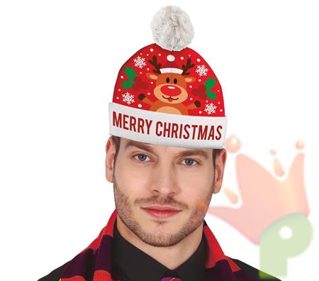 CAPPELLO NATALIZIO EFFETTO LANA