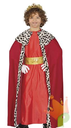 COSTUME RE MAGI ROSSO 10-12 ANNI