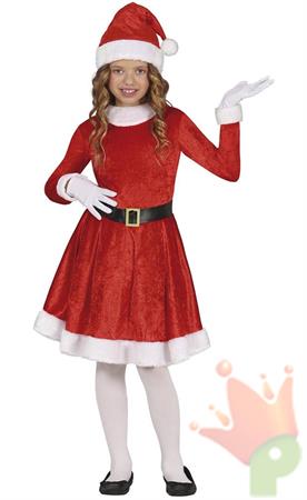 COSTUME MAMMA NATALE BAMBINA 5-6 ANNI