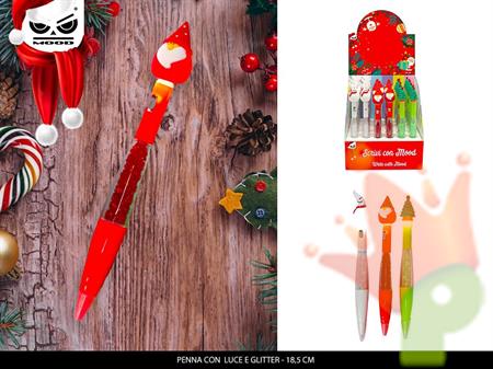 PENNA CON LUCE GLITTER