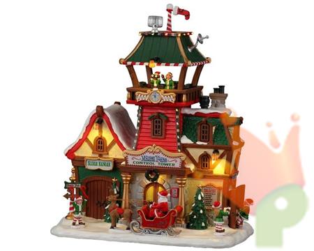 TORRE DI CONTROLLO DEL POLO NORD CON LUCI LED 25,9X21,7X12,6 CM