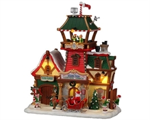 TORRE DI CONTROLLO DEL POLO NORD CON LUCI LED 25,9X21,7X12,6 CM