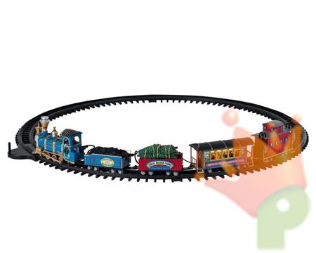 TRENINO NATALIZIO CON MOVIMENTO E MUSICA 9,5x114x66,5 CM