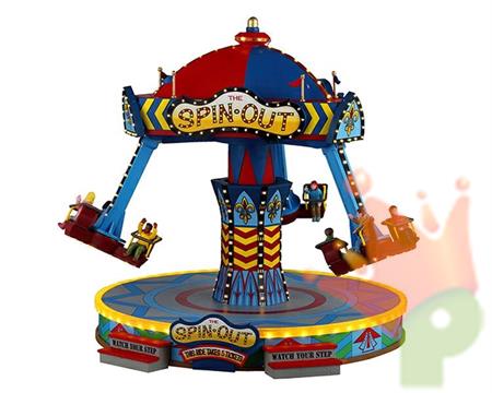 GIOSTRA LUNA PARK SPIN OUT CON LUCI MOVIMENTO E SUONO 26X29X30CM