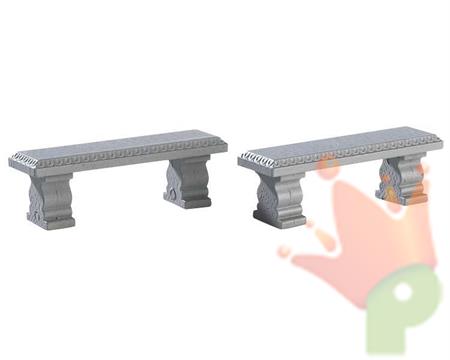 PANCHINE PER VILLAGGIO NATALIZIO SET 2 PZ