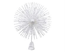 PUNTALE PER ALBERO 28,5X37,5CM BIANCO