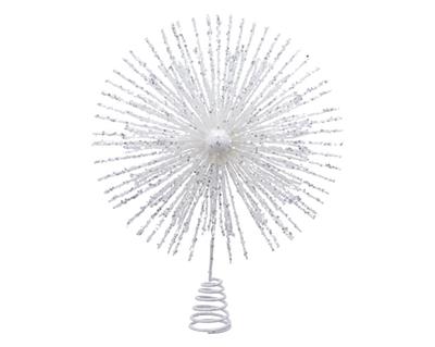 PUNTALE PER ALBERO 28,5X37,5CM BIANCO