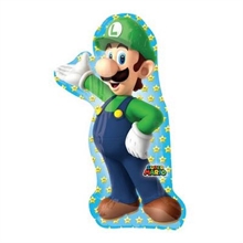 PALLONCINO SUPERSHAPE LUIGI SUPER MARIO BROS 50X96 CM