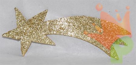 STELLA COMETA ORO CON GLITTER