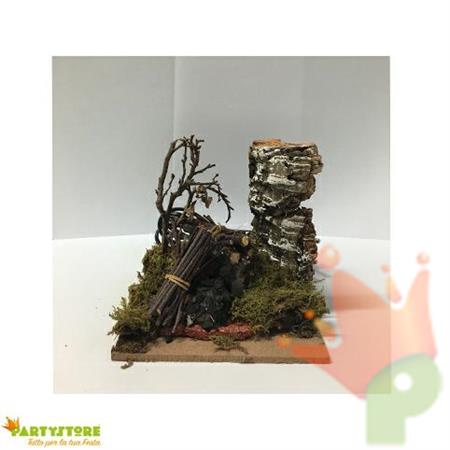 FUOCO FUNZIONANTE REALISTICO PRESEPE