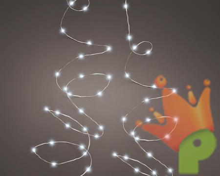 LUCI DI NATALE 180 MICROLED BIANCO FREDDO