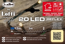 LUCI DI NATALE 20 LED BIANCO CALDO