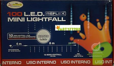 TENDA A CATENA LIGHTFALLS 100LED 12MT PROLUNGABILE USO/INT