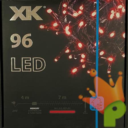 LUCI DI NATALE 96 LED ROSSO