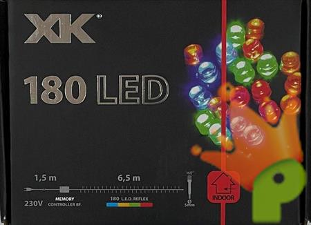 LUCI DI NATALE XK 180 LED MULTICOLOR