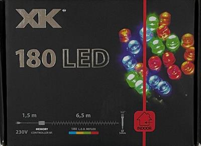 LUCI DI NATALE XK 180 LED MULTICOLOR
