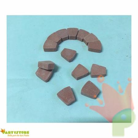 MATTONI AD ARCO 14 PZ IN RESINA 10X20X20 MM