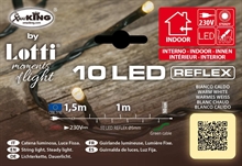LUCI DI NATALE 10 LED BIANCO CALDO