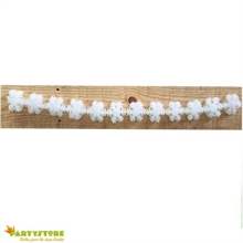 FESTONE FIOCCHI DI NEVE BIANCO 190CM