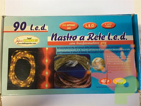 NASTRO RETE  LED 90 ROSSO INT