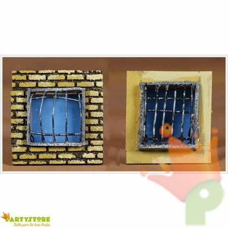 GRATA IN FERRO PER FINESTRA CON PARETE 10,5CX10,5 CM 2MOD