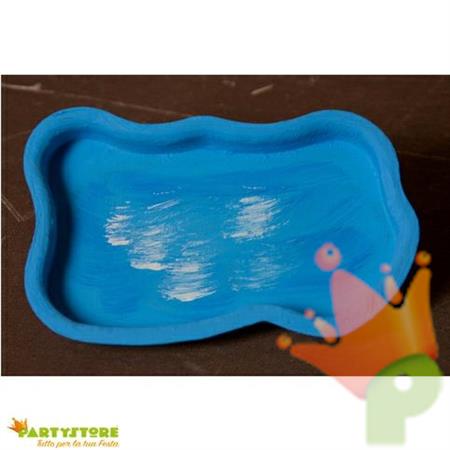 VASCHETTA PER LAGO FINTO 13X7 CM DECORAZIONI PRESEPE