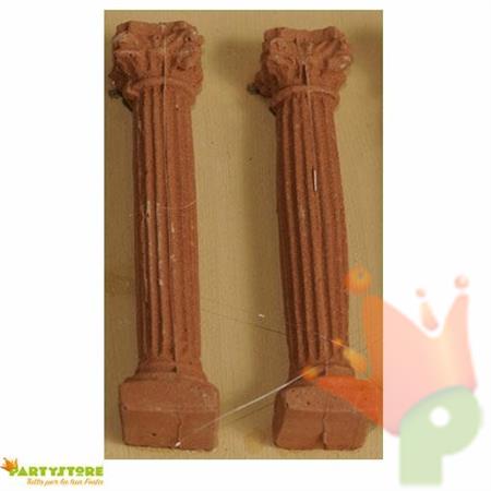 COLONNE IONICHE RESINA COL. TERRAC. 7CM 2PZ