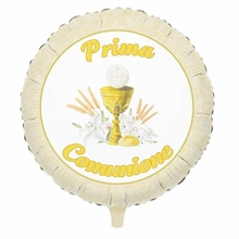 MYLAR 18INCH COMUNIONE IVORY