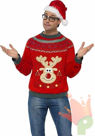 MAGLIONE LUMINOSO NATALIZIO TG M