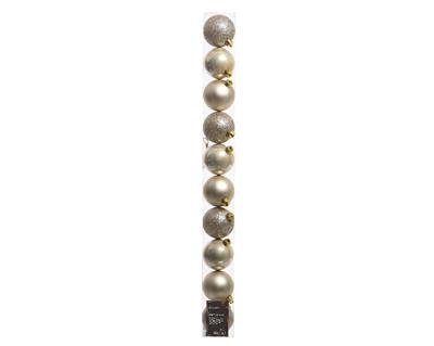 PALLINE DI NATALE PERLA ASSORTITE 6 CM CONFEZIONE 10 PZ