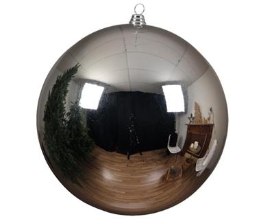 PALLINA DI NATALE ARGENTO 20 CM