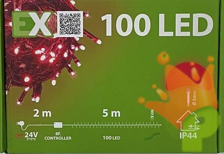 LUCI DI NATALE EX 100 LED ROSSO