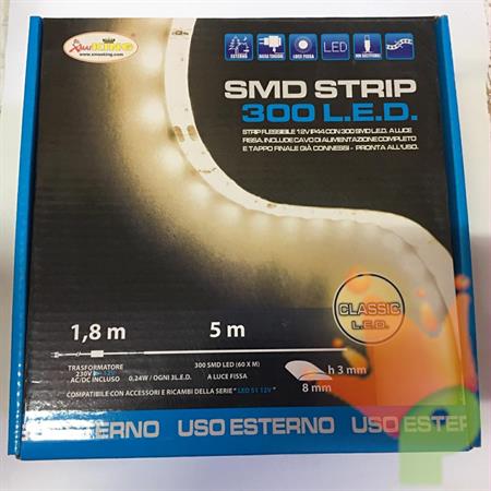 CLASSIC USO ESTERNO STRIP 60 L.E.D. LUCE FISSA - 5M