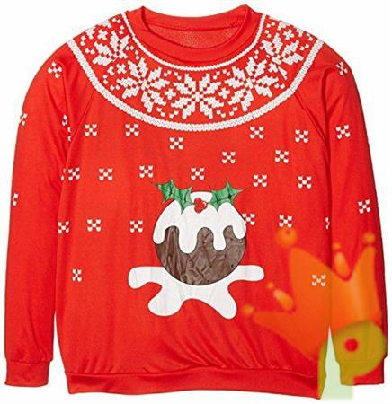 MAGLIONE LUMINOSO NATALIZIO TG L