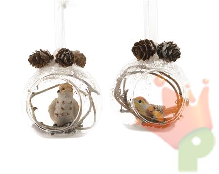 SFERA CON FIGURA NATURALE D,7CM