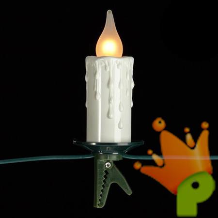 LUCI DI NATALE A CANDELA BIANCO CALDO