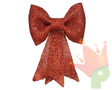 FIOCCO GLITTER ROSSO 23X31 CM