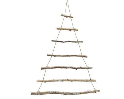 FIGURA ALBERO IN LEGNO INNEVATO 70X90
