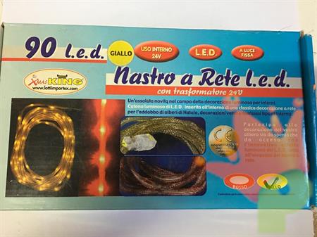 LUCI DI NATALE VINTAGE 90 LED GIALLE