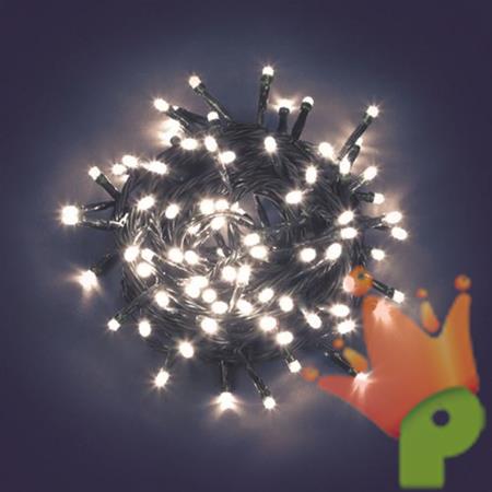 LUCI DI NATALE A BATTERIA 96 LED BIANCO CALDO