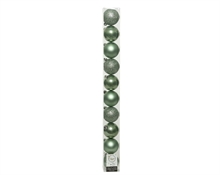 PALLINE PER ALBERO 6CM VERDE CHIARO 10PZ