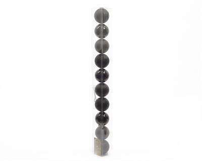 PALLINE PER ALBERO IN TUBO 10 PZ NERE 60MM