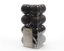 PALLINE PER ALBERO NERE 40MM 16PZ