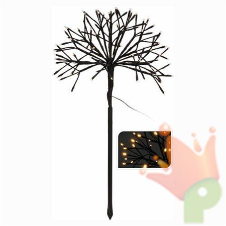 RAMO NERO 78CM 96LED BIANCO