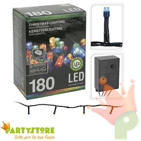 LUCI DI NATALE 180 LED MULTICOLOR